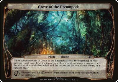 Grove of the Dreampods (Planechase Anthology) card from Oversize Cards