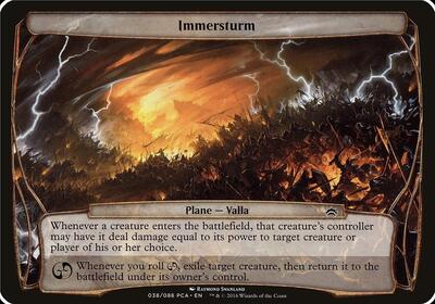 Immersturm (Planechase Anthology) card from Oversize Cards