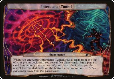 Interplanar Tunnel (Planechase Anthology) card from Oversize Cards