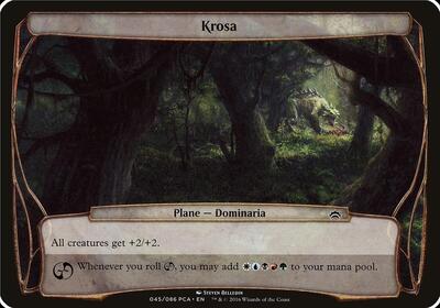Krosa (Planechase Anthology) card from Oversize Cards