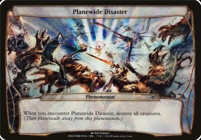 Planewide Disaster (Planechase Anthology) card from Oversize Cards