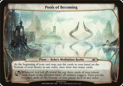 Pools of Becoming (Planechase Anthology) card from Oversize Cards
