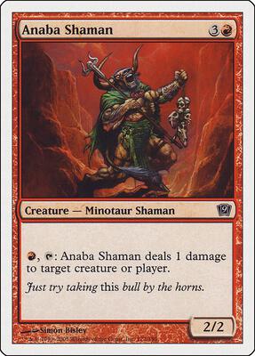 Anaba Shaman card from 9th Edition