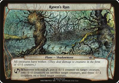 Raven's Run (Planechase Anthology) card from Oversize Cards