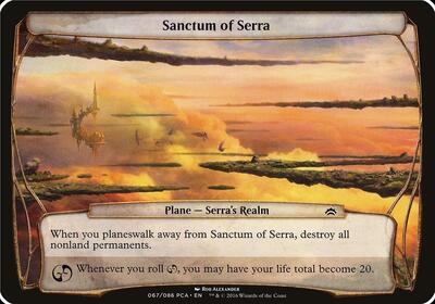 Sanctum of Serra (Planechase Anthology) card from Oversize Cards