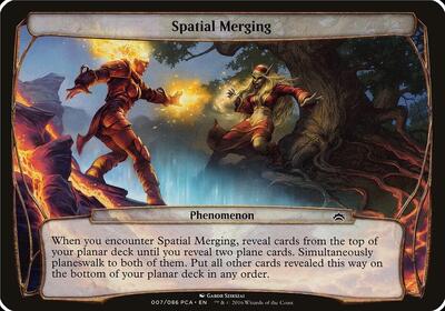 Spatial Merging (Planechase Anthology) card from Oversize Cards