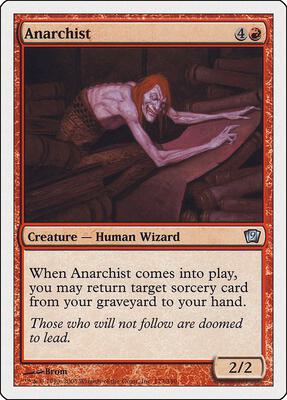 Anarchist card from 9th Edition