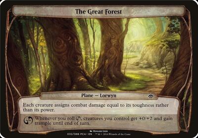 The Great Forest (Planechase Anthology) card from Oversize Cards