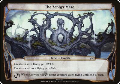 The Zephyr Maze (Planechase Anthology) card from Oversize Cards
