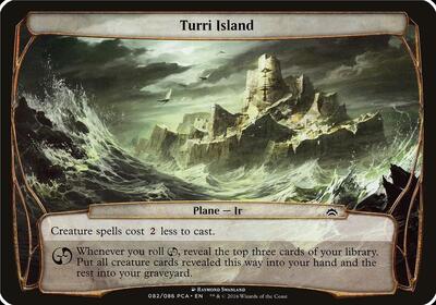 Turri Island (Planechase Anthology) card from Oversize Cards