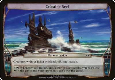 Celestine Reef (Planechase Anthology) card from Oversize Cards
