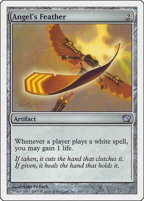 Angel's Feather card from 9th Edition