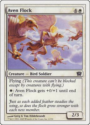 Aven Flock card from 9th Edition