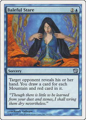 Baleful Stare card from 9th Edition