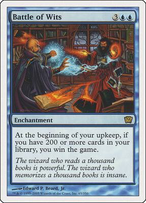 Battle of Wits card from 9th Edition
