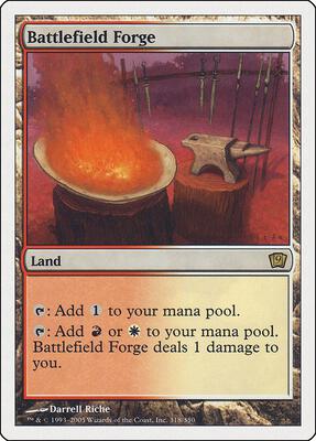 Battlefield Forge card from 9th Edition
