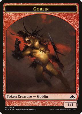 Goblin // Boar Double-Sided Token card from Planechase Anthology