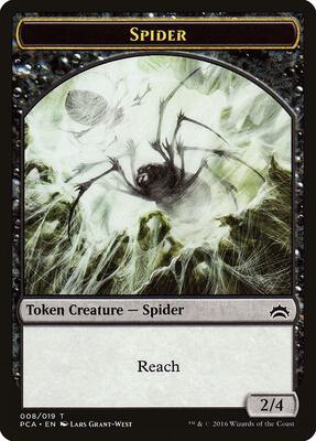 Spider // Saproling Double-Sided Token card from Planechase Anthology