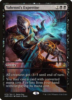 Yahenni's Expertise card from Game Day & Store Championship Promos