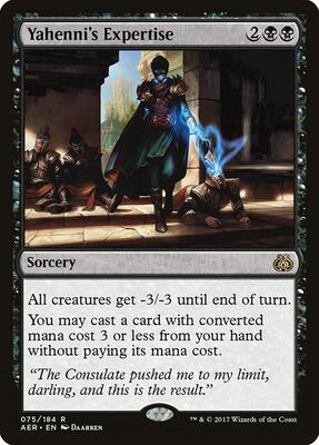 Yahenni's Expertise card from Aether Revolt