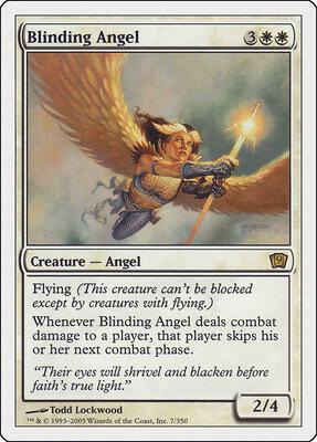 Blinding Angel card from 9th Edition