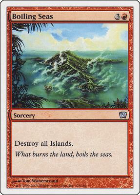 Boiling Seas card from 9th Edition