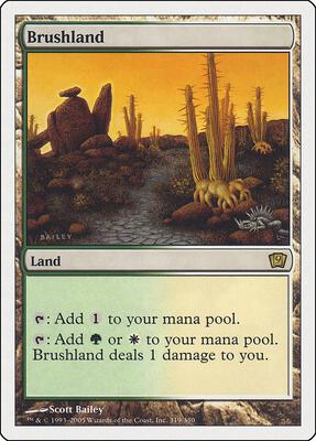 Brushland card from 9th Edition