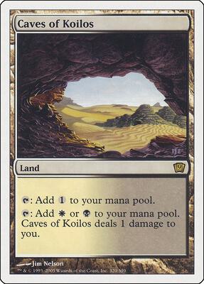 Caves of Koilos card from 9th Edition