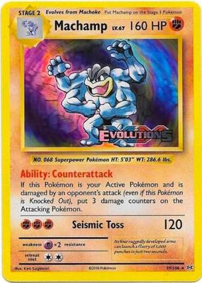 Machamp (XY Evolutions Prerelease) card from XY Promos