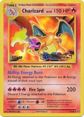 Charizard - 11/108 (Prerelease) card from XY Promos