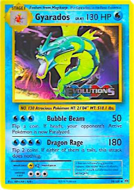 Gyarados (XY Evolutions Prerelease) card from XY Promos