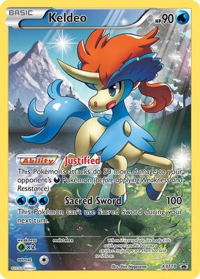 Keldeo - XY118 card from XY Promos