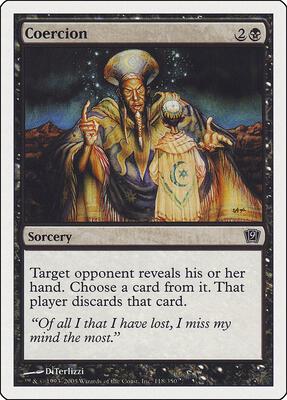 Coercion card from 9th Edition