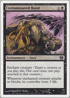 Contaminated Bond card from 9th Edition