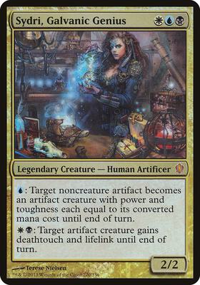 Sydri, Galvanic Genius (Commander 2013) card from Oversize Cards