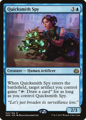 Quicksmith Spy card from Aether Revolt