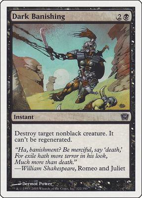 Dark Banishing card from 9th Edition