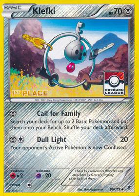 Klefki - 66/119 (Pokemon League) [1st Place] card from League & Championship Cards