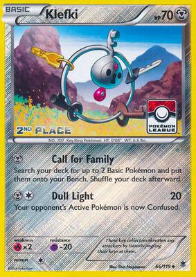 Klefki - 66/119 (Pokemon League) [2nd Place] card from League & Championship Cards