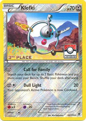 Klefki - 66/119 (Pokemon League) [3rd Place] card from League & Championship Cards