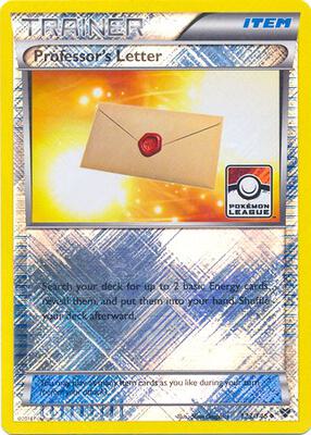 Professor's Letter - 123/146 (Pokemon League) card from League & Championship Cards