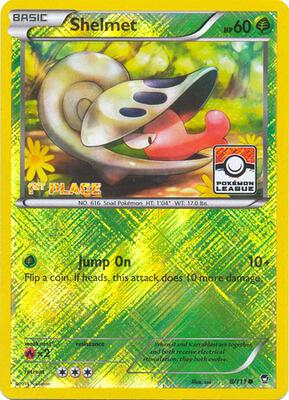 Shelmet - 8/111 (Pokemon League) [1st Place] card from League & Championship Cards