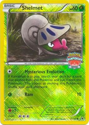 Shelmet - 11/101 (Championship Series) card from League & Championship Cards