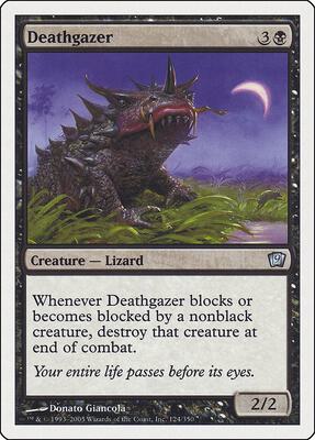 Deathgazer card from 9th Edition
