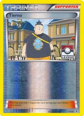 Tierno - 39/39 (Pokemon League) card from League & Championship Cards