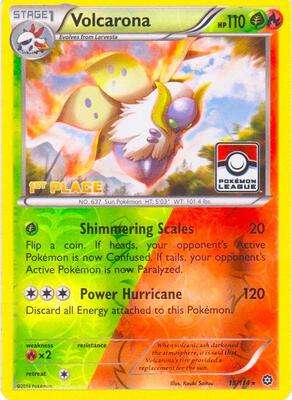 Volcarona - 15/114 (Pokemon League) [1st Place] card from League & Championship Cards