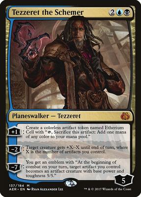 Tezzeret the Schemer card from Aether Revolt