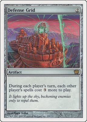 Defense Grid card from 9th Edition