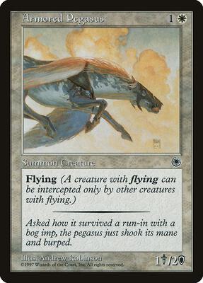 Armored Pegasus (Reminder Text) card from Portal