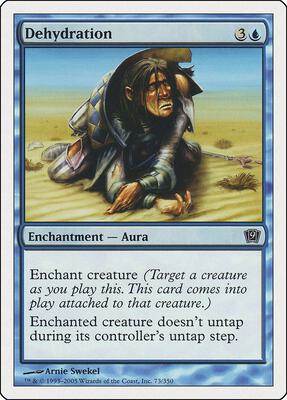 Dehydration card from 9th Edition